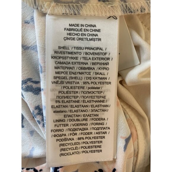 Lauren Ralph Lauren Asymmetrical One-Shoulder Floral Print Dress Size 8 RE10613 - Picture 3 of 13